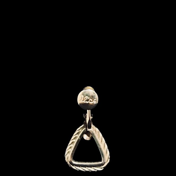 Lot of 5 Gold Tone Screw Back Earrings (5372) - Picture 9 of 9